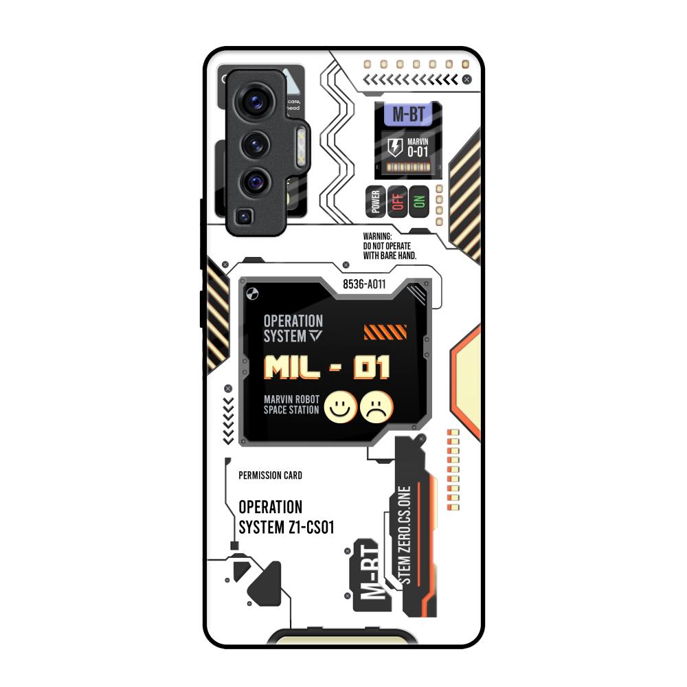 Tech Display Vivo X50 Glass Back Cover Online