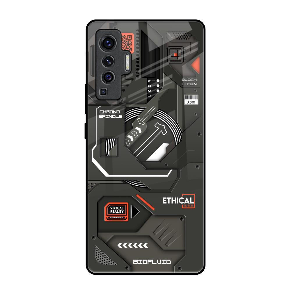 Tech Aesthetics Vivo X50 Glass Back Cover Online