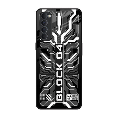 Monochrome Magic Oppo Reno4 Pro Glass Back Cover Online