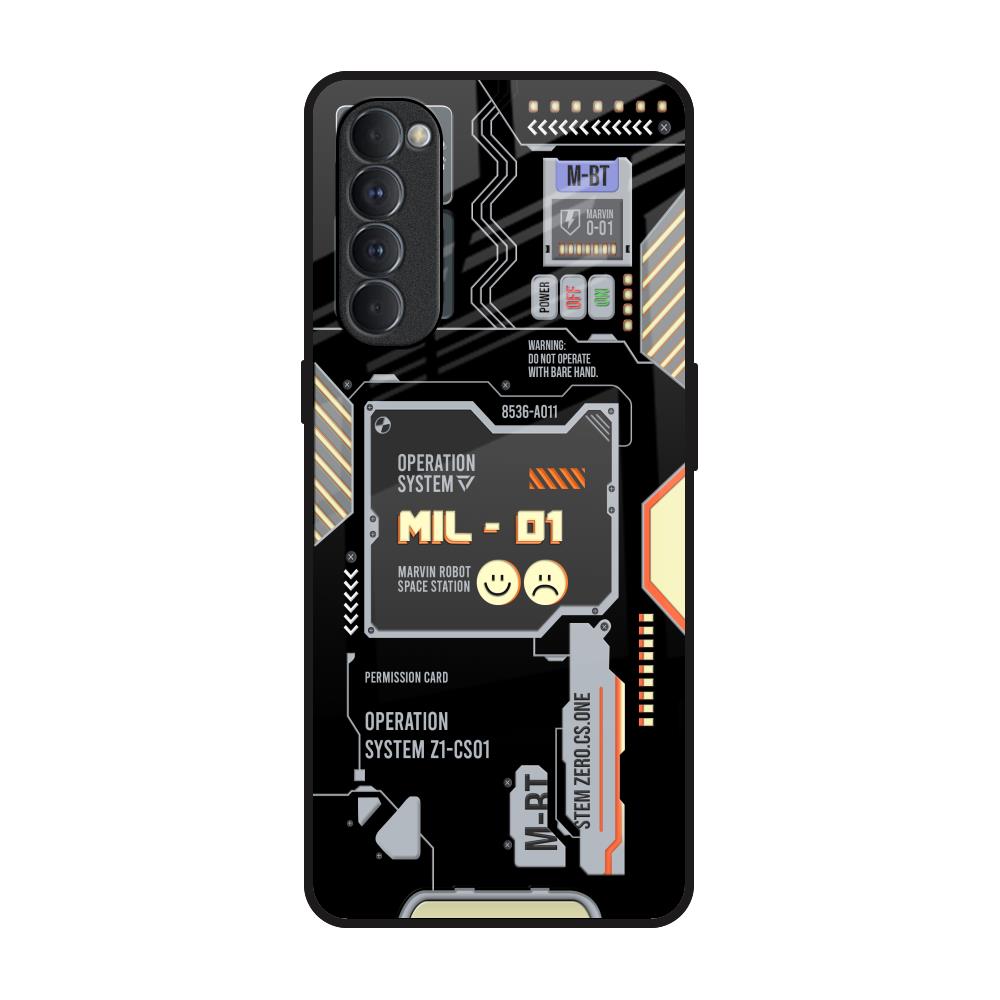 Exposed Parts Oppo Reno4 Pro Glass Back Cover Online