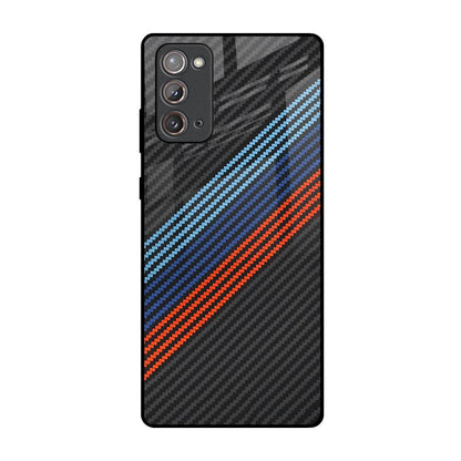 Carbon Inspired Samsung Galaxy Note 20 Glass Back Cover Online