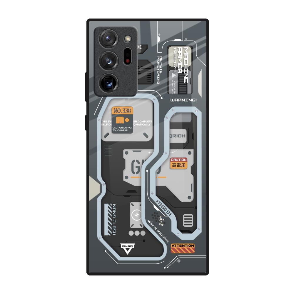 Retro Futuristic Samsung Galaxy Note 20 Ultra Glass Back Cover Online