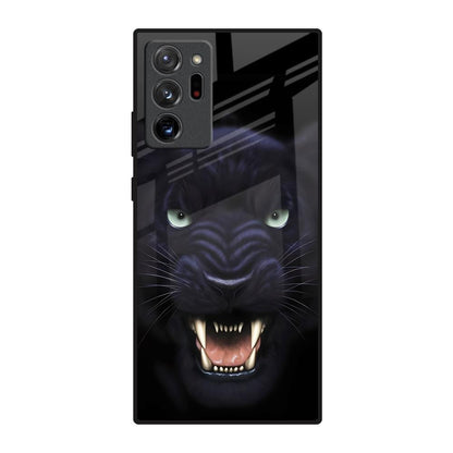 Angry Black Leopard Samsung Galaxy Note 20 Ultra Glass Back Cover Online