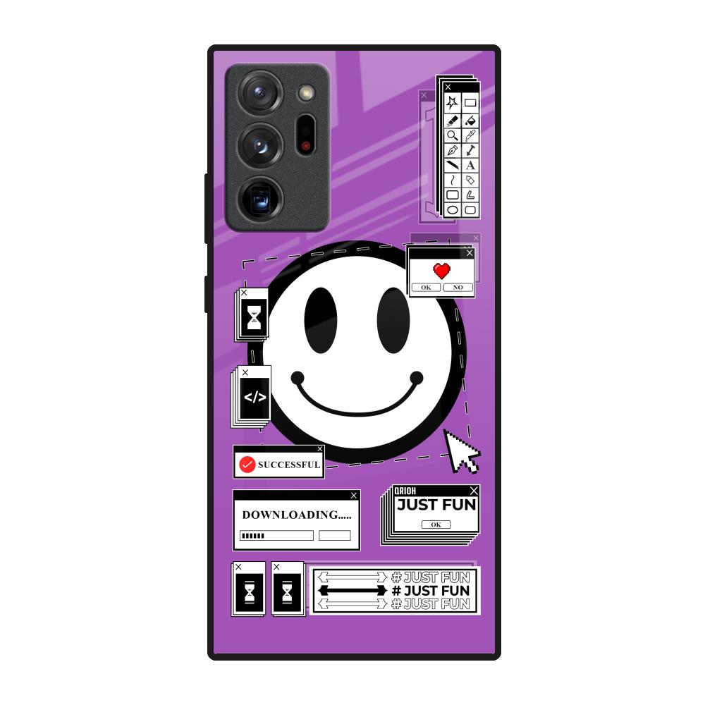 Code with Smile Samsung Galaxy Note 20 Ultra Glass Back Cover Online