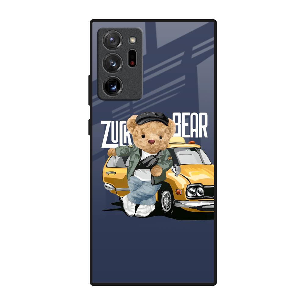 Adventurous Bear Samsung Galaxy Note 20 Ultra Glass Back Cover Online
