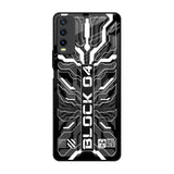 Monochrome Magic Vivo Y20 Glass Back Cover Online