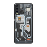 Retro Futuristic Vivo Y20 Glass Back Cover Online