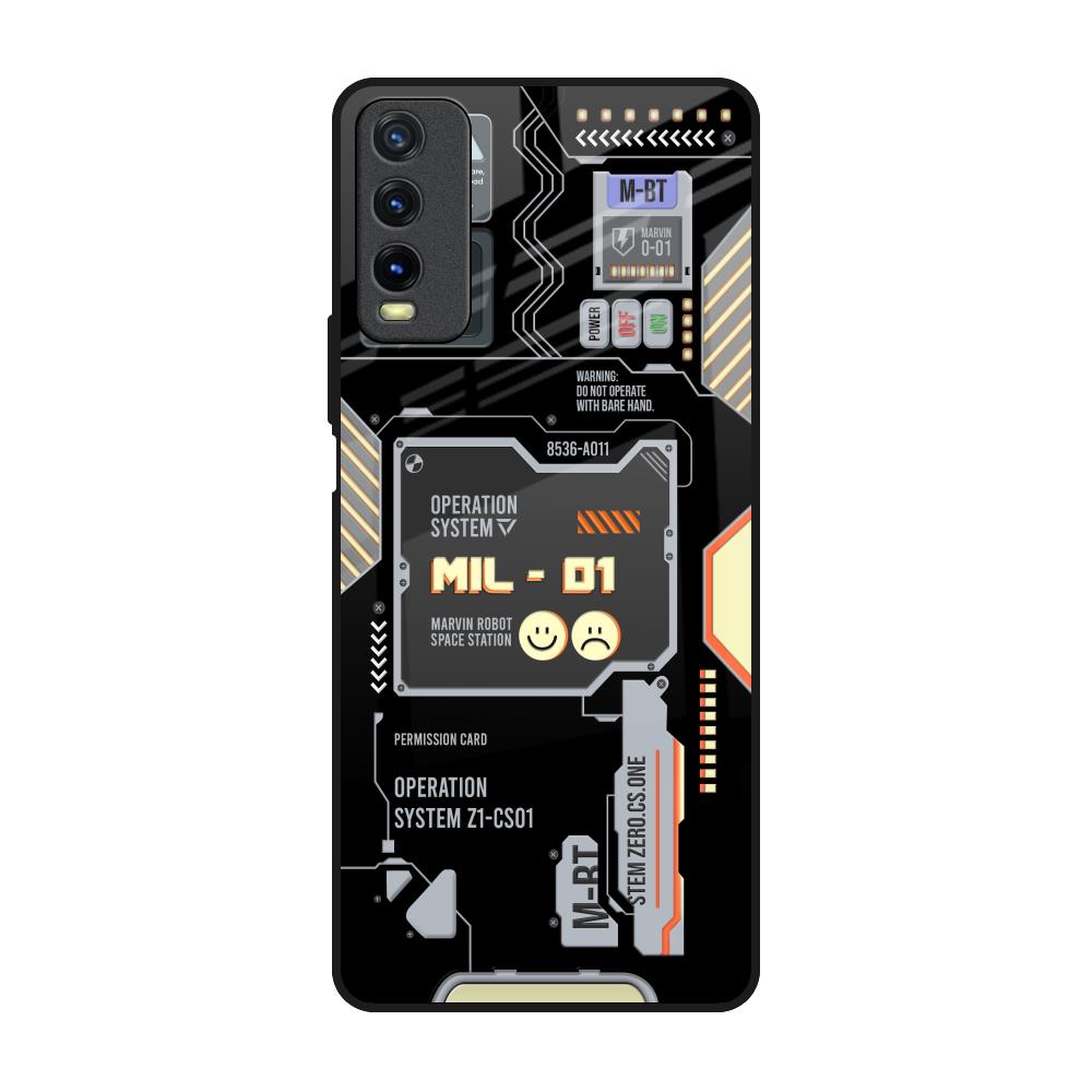 Exposed Parts Vivo Y20 Glass Back Cover Online