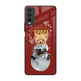 Astronaut Bear Vivo Y20 Glass Back Cover Online