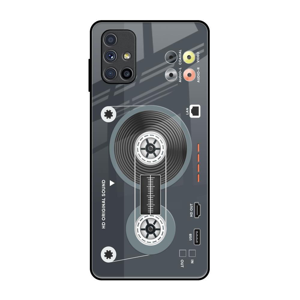 Retro Recorder Samsung Galaxy M51 Glass Back Cover Online