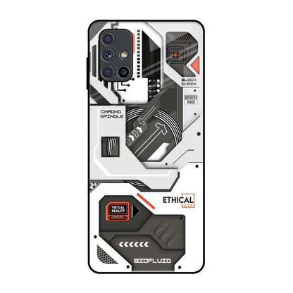 Explore Circuit Samsung Galaxy M51 Glass Back Cover Online