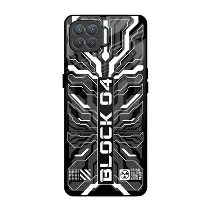 Monochrome Magic Oppo F17 Pro Glass Back Cover Online