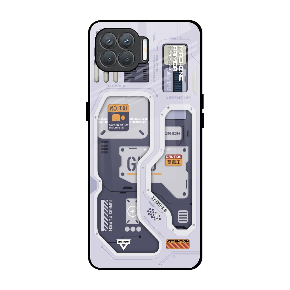 Tech Savvy Oppo F17 Pro Glass Back Cover Online