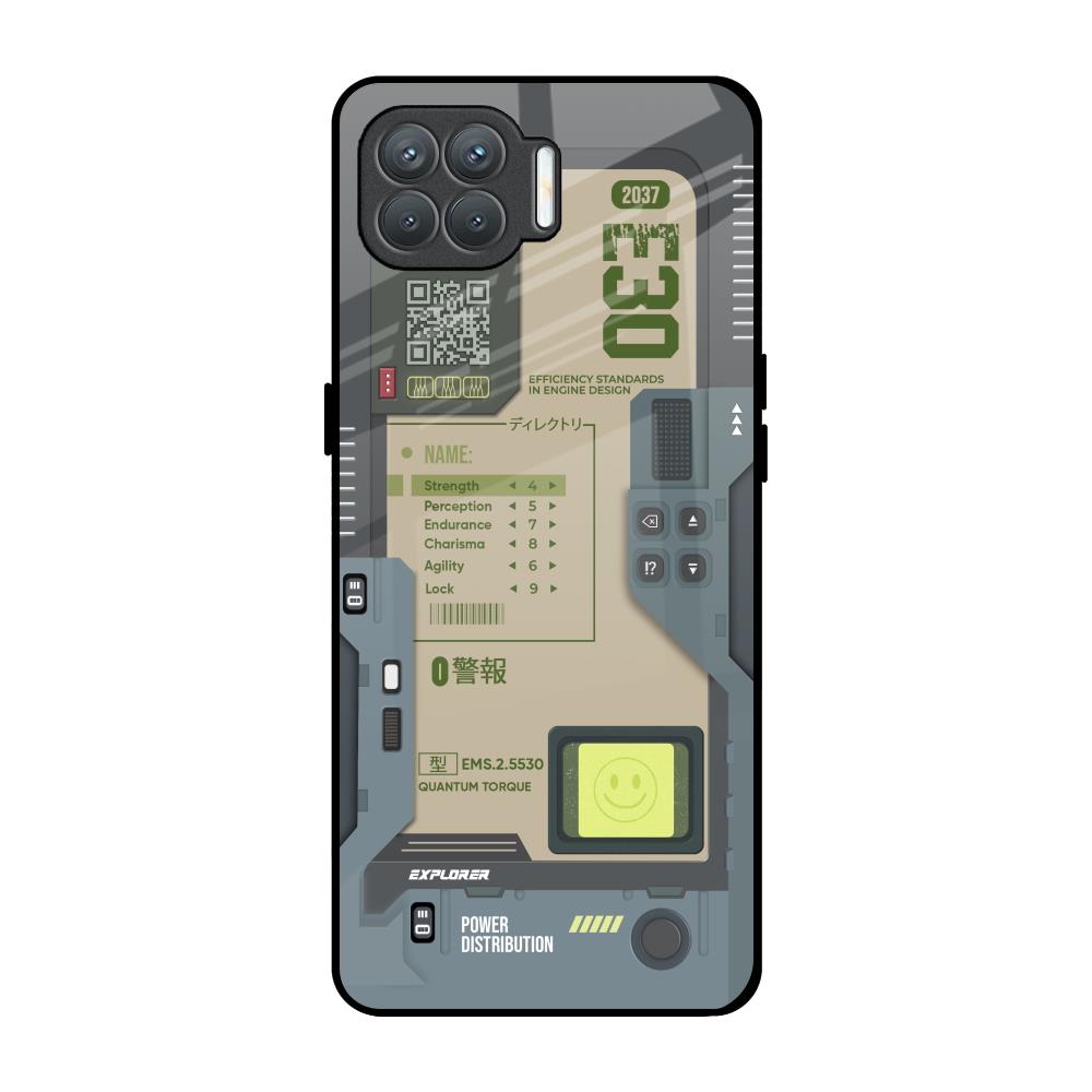 Art Station Oppo F17 Pro Glass Back Cover Online