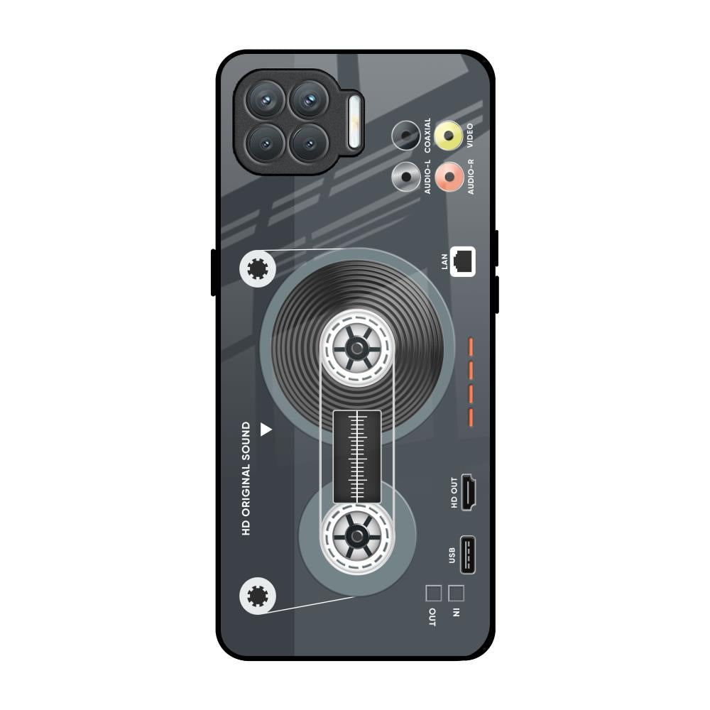 Retro Recorder Oppo F17 Pro Glass Back Cover Online
