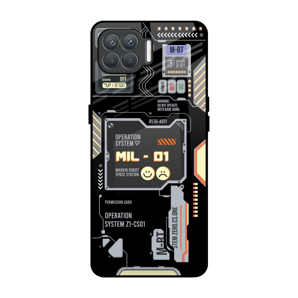 Exposed Parts Oppo F17 Pro Glass Back Cover Online