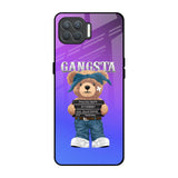 Gangsta Bear Oppo F17 Pro Glass Back Cover Online