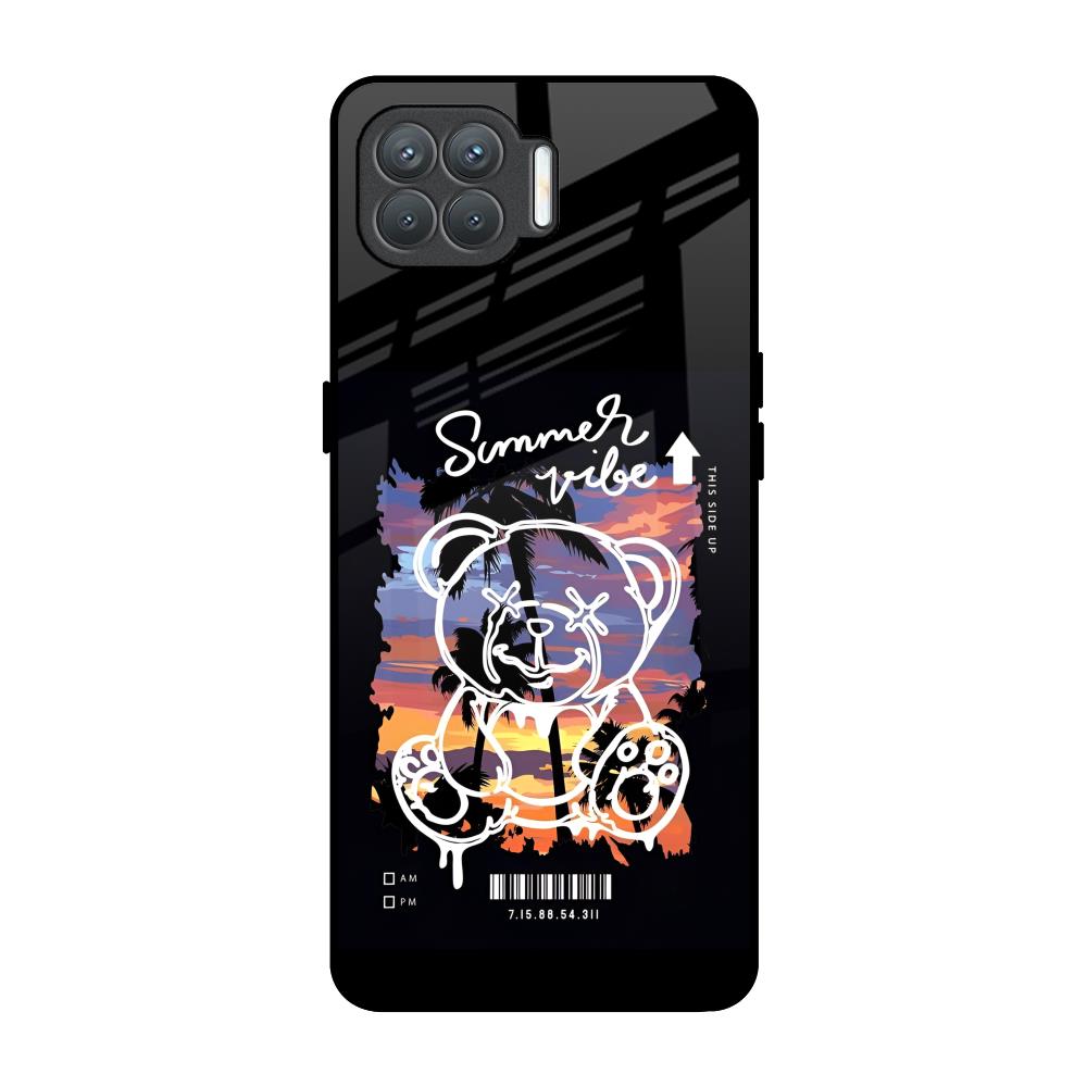 Summer Vibe Oppo F17 Pro Glass Back Cover Online
