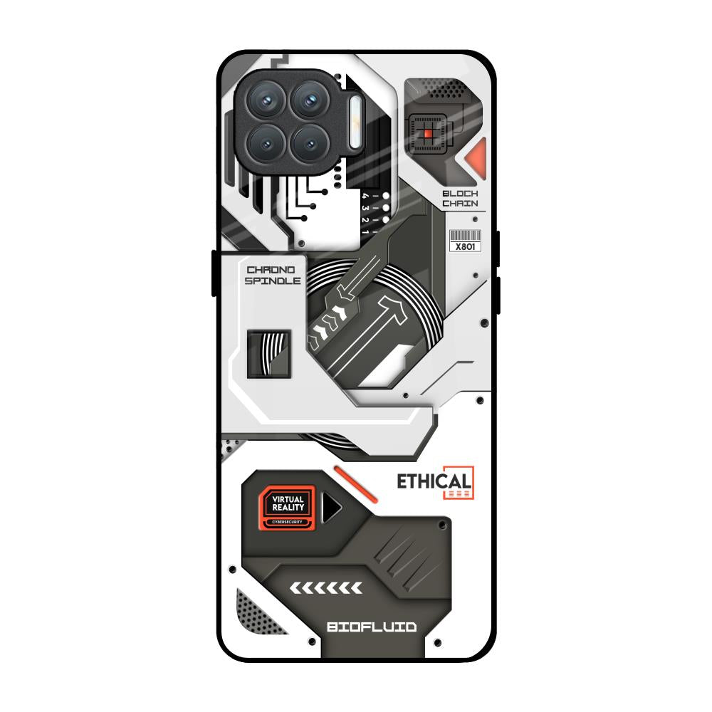 Explore Circuit Oppo F17 Pro Glass Back Cover Online
