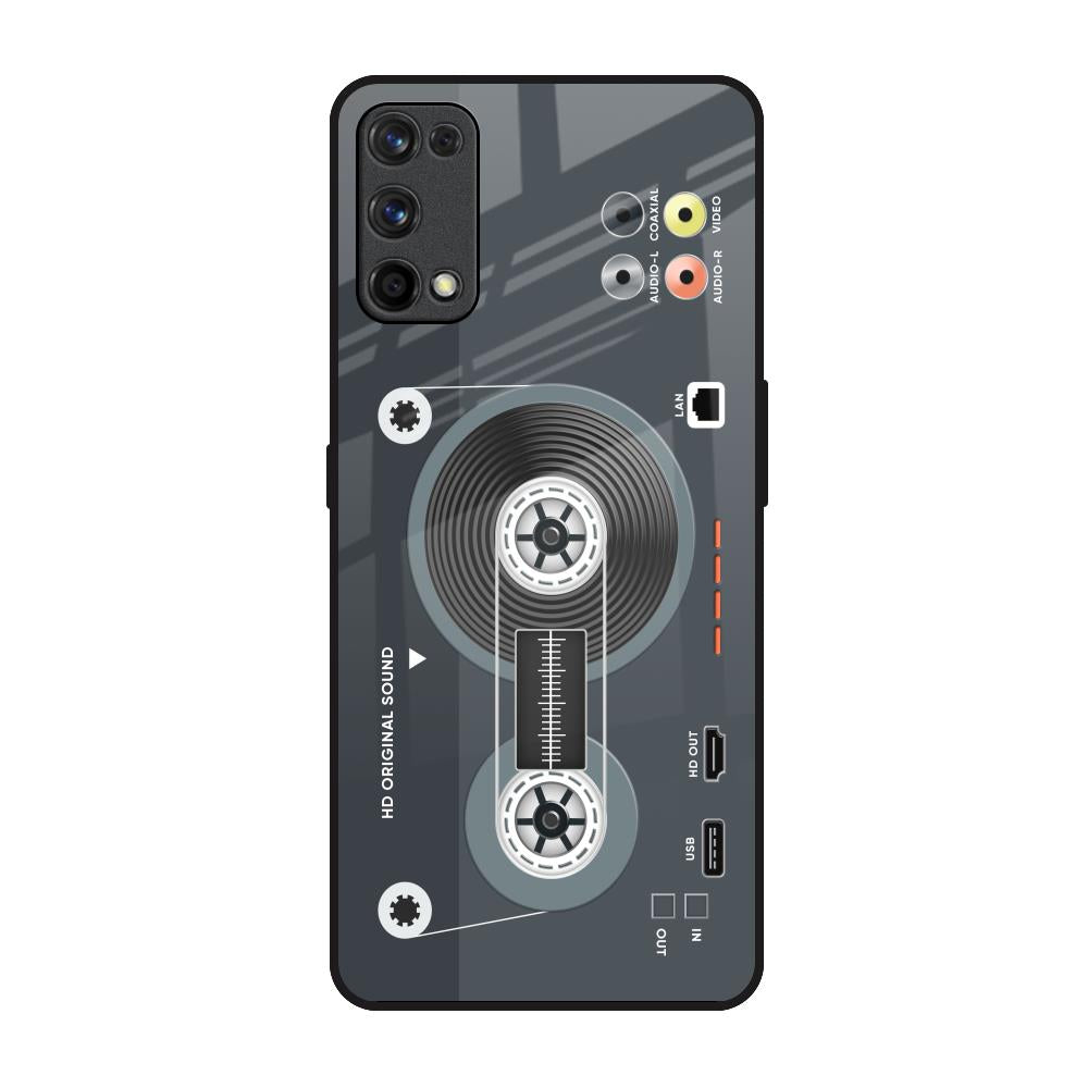 Retro Recorder Realme 7 Pro Glass Back Cover Online