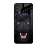 Angry Black Leopard Realme 7 Pro Glass Back Cover Online