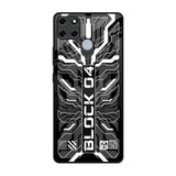 Monochrome Magic Realme C12 Glass Back Cover Online