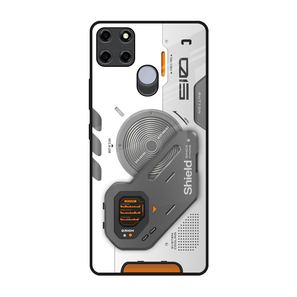 Liberty Cyber Realme C12 Glass Back Cover Online