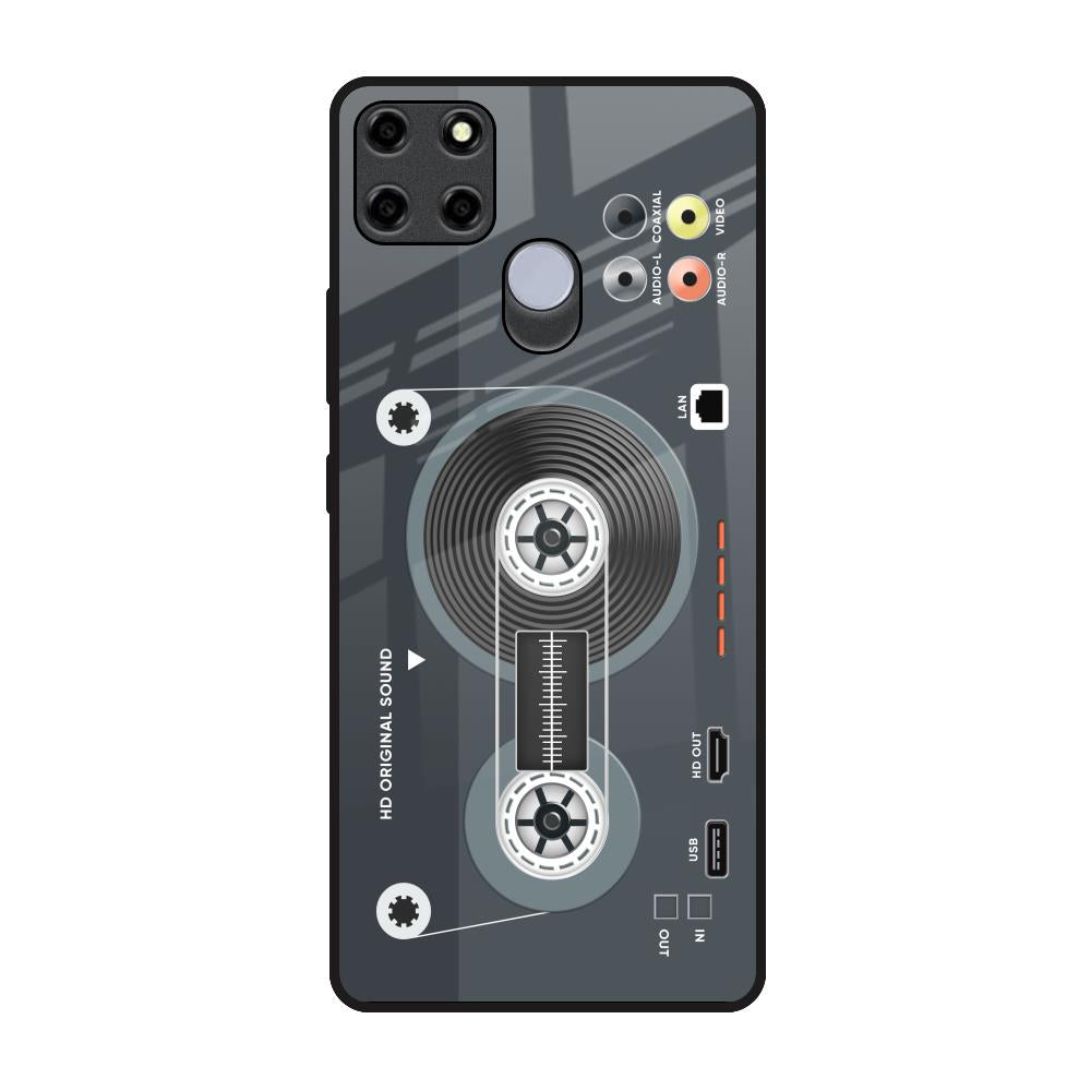 Retro Recorder Realme C12 Glass Back Cover Online