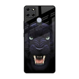 Angry Black Leopard Realme C12 Glass Back Cover Online