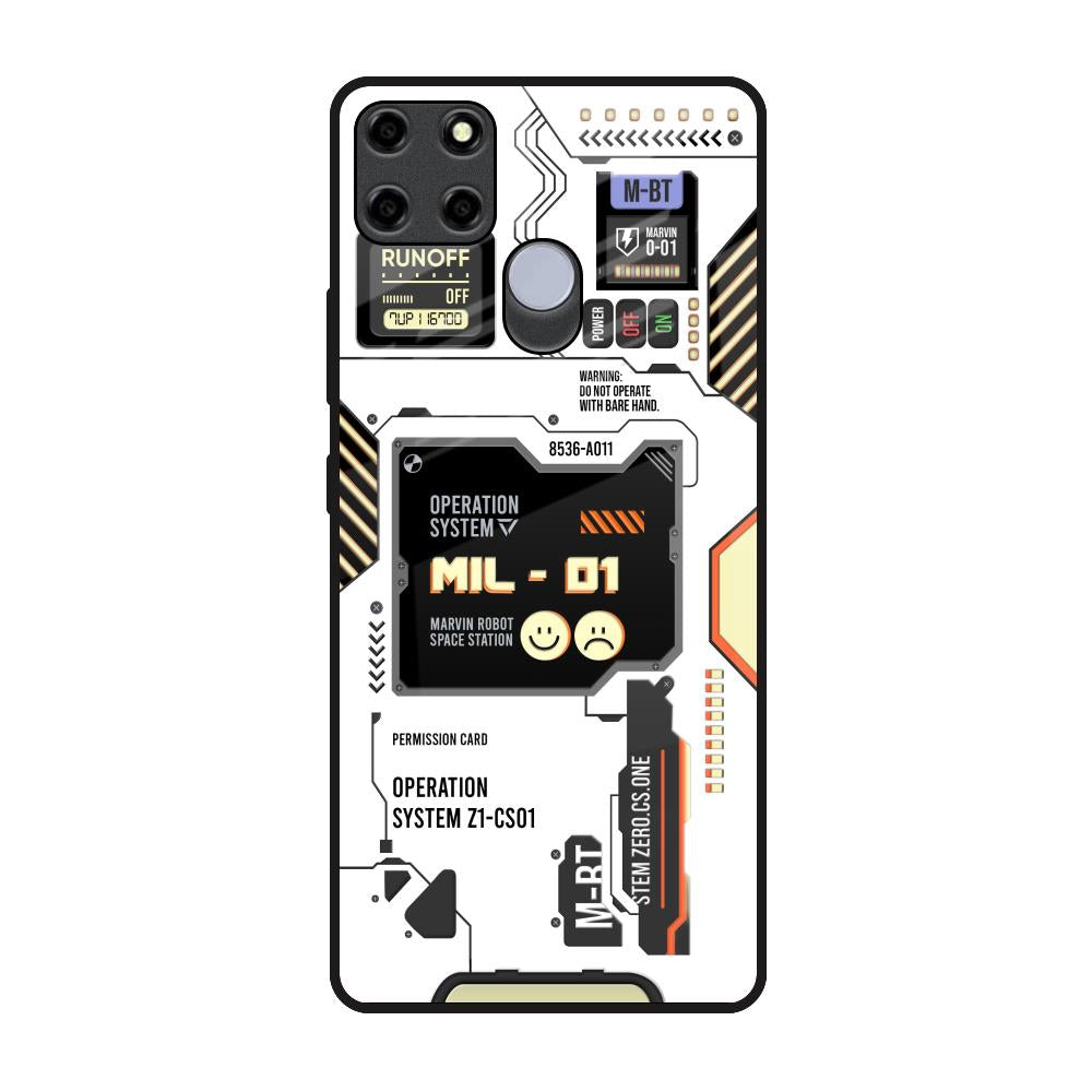 Tech Display Realme C12 Glass Back Cover Online