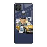Adventurous Bear Realme C12 Glass Back Cover Online