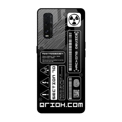 Futuristic Art Oppo Find X2 Glass Back Cover Online