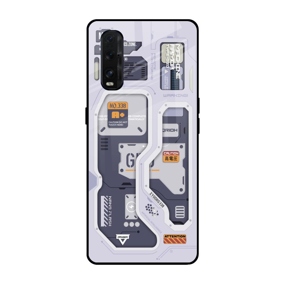 Tech Savvy Oppo Find X2 Glass Back Cover Online