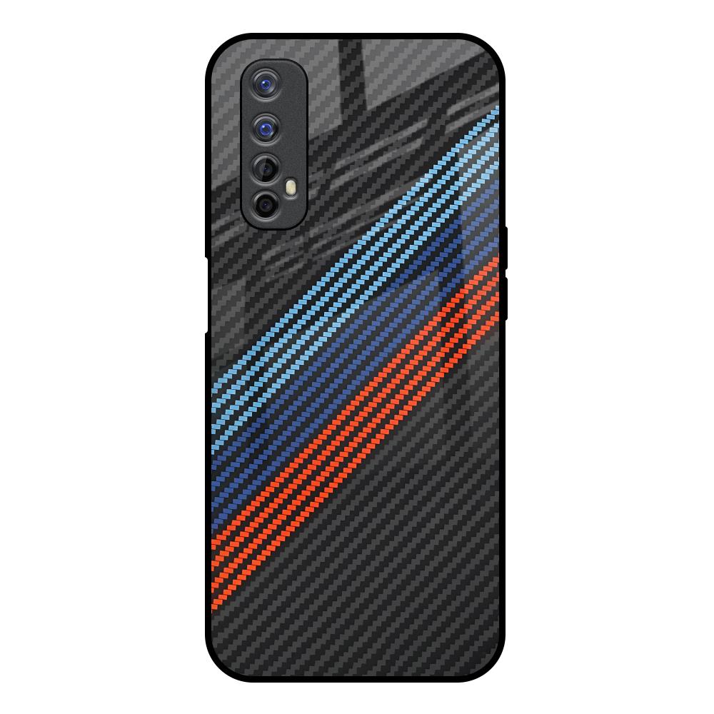 Carbon Inspired Realme 7 Glass Back Cover Online