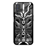 Monochrome Magic Realme 7 Glass Back Cover Online