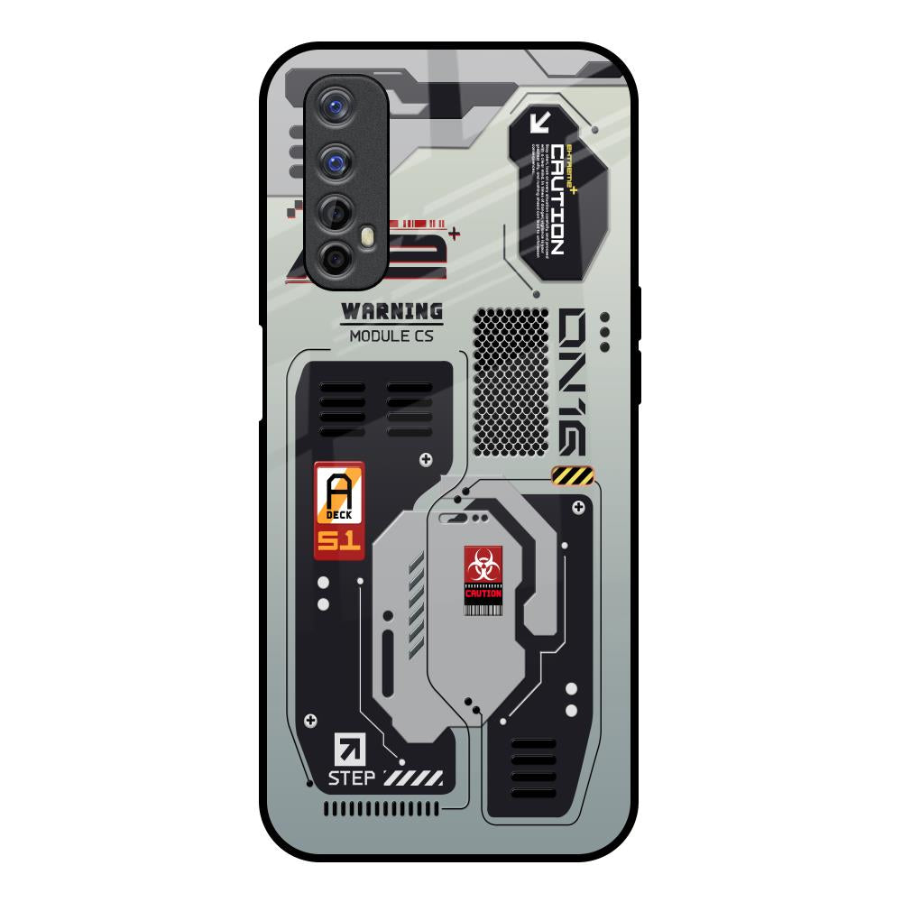 Techno Vibes Realme 7 Glass Back Cover Online