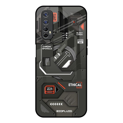 Tech Aesthetics Realme 7 Glass Back Cover Online