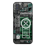 Green Camo Circuit Realme Narzo 20 Pro Glass Back Cover Online