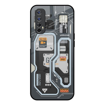 Retro Futuristic Realme Narzo 20 Pro Glass Back Cover Online