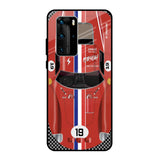 Racing Vintage Huawei P40 Pro Glass Back Cover Online