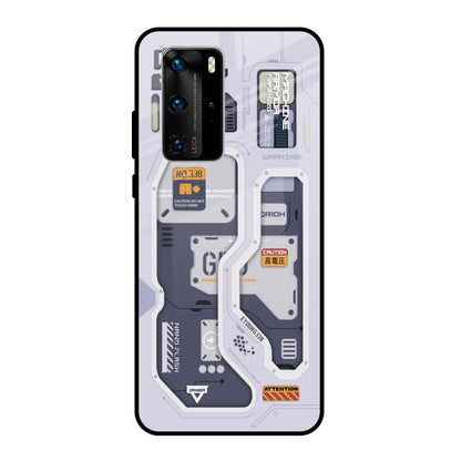 Tech Savvy Huawei P40 Pro Glass Back Cover Online