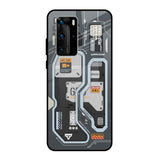 Retro Futuristic Huawei P40 Pro Glass Back Cover Online