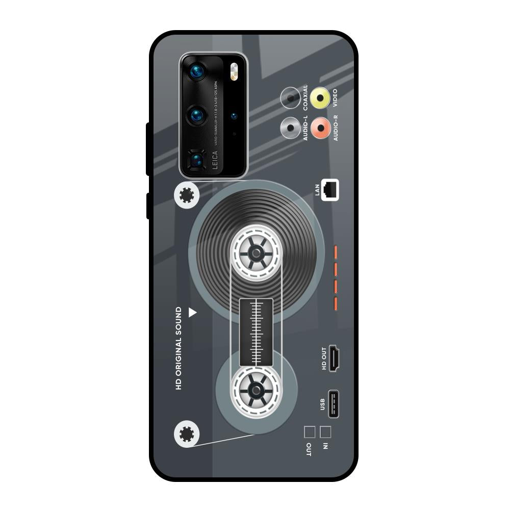 Retro Recorder Huawei P40 Pro Glass Back Cover Online