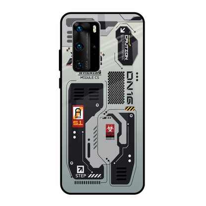 Techno Vibes Huawei P40 Pro Glass Back Cover Online