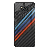 Carbon Inspired Poco X3 Glass Back Cover Online