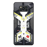 Car Enthusiast Poco X3 Glass Back Cover Online