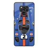 Car Adiction Poco X3 Glass Back Cover Online