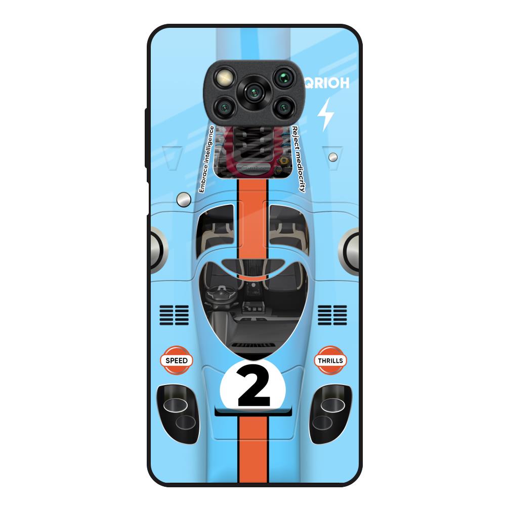 Race Laboratory Poco X3 Glass Back Cover Online