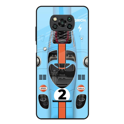 Race Laboratory Poco X3 Glass Back Cover Online