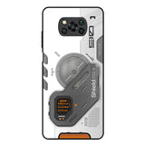 Liberty Cyber Poco X3 Glass Back Cover Online